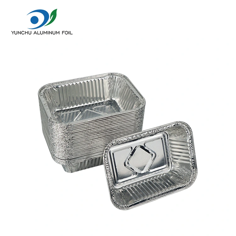 Oro kepsnys kepa sidabro aliuminio folijos konteinerius Oro kepsnys kepa sidabro aliuminio folijos konteinerius