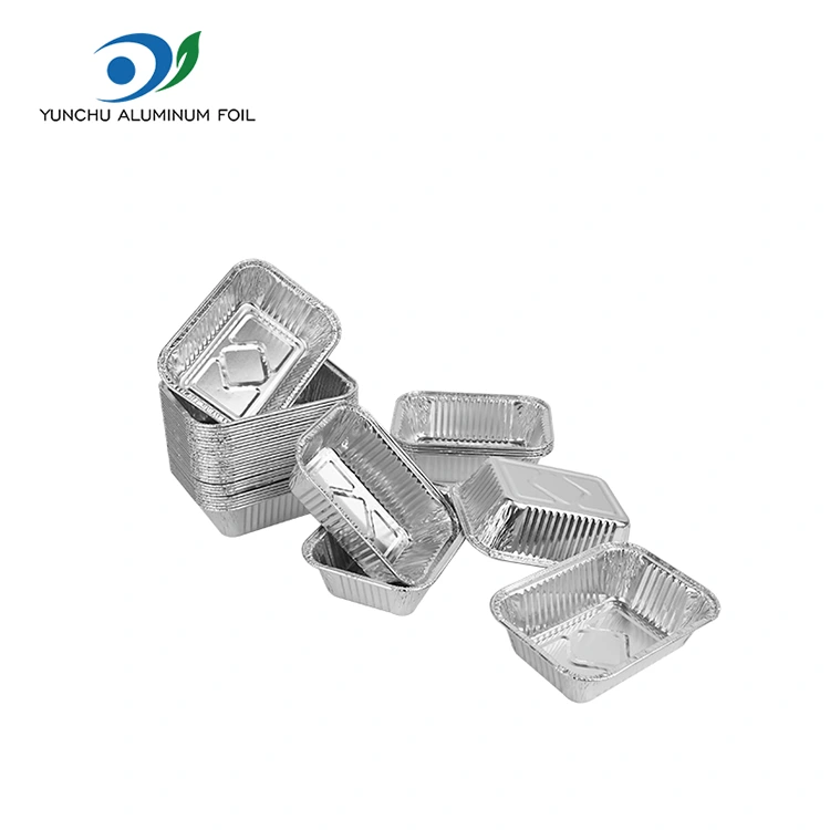 Oro kepsnys kepa sidabro aliuminio folijos konteinerius