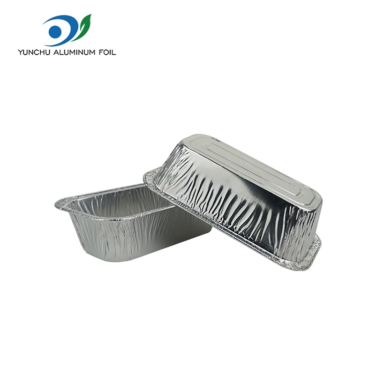 Stačiakampio oro kepsnys kepa sidabro aliuminio folijos talpyklas