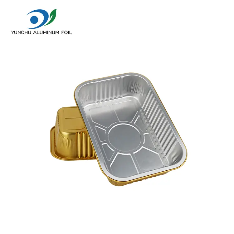 Vienkartinės kepsninės išimties aliuminio folijos konteineriai