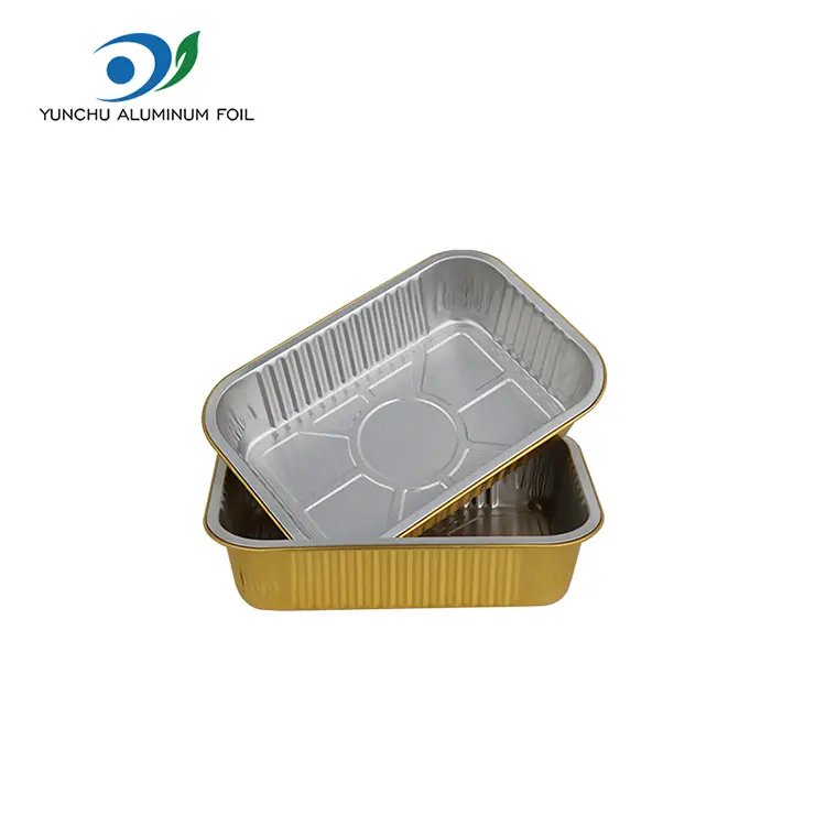 Vienkartinės kepsninės išimties aliuminio folijos konteineriai