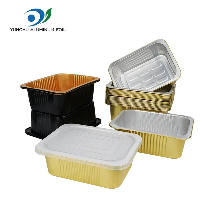 Vienkartiniai sandarikliai kvadratinių aliuminio folijos talpyklos