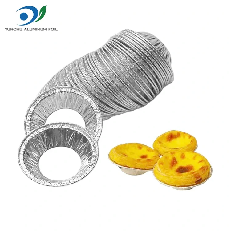 Apvalios pyrago dėklo sidabro aliuminio folijos maisto konteineris