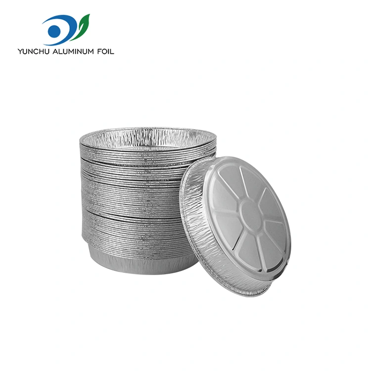 7 colių raukšlėtos picos keptuvės sidabro aliuminio folijos talpyklos 7 colių raukšlėtos picos keptuvės sidabro aliuminio folijos talpyklos
