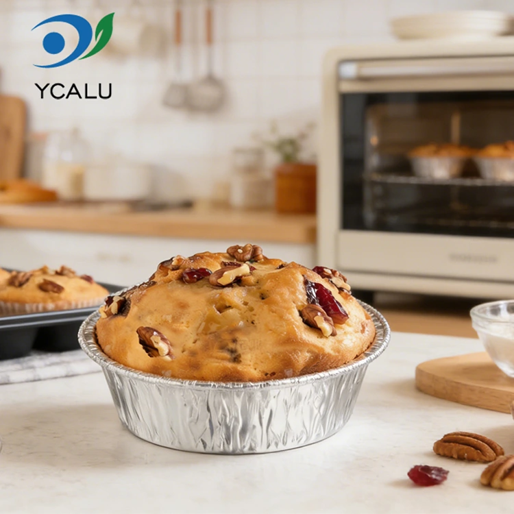 Vienkartinės kepimo oro gruzdintuvės sidabrinės aliuminio folijos maisto indai